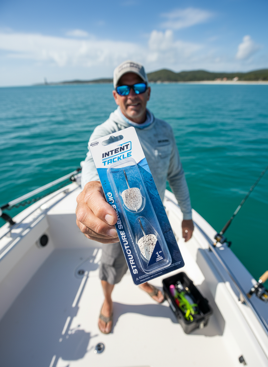 Intent Tackle - E-commerce & Branding project showcasing Fishing tackle product brand launch and digital strategy